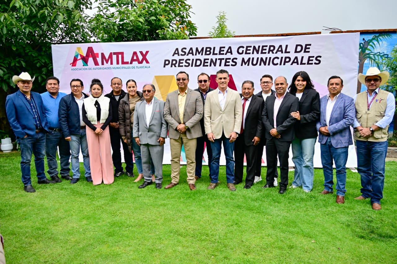 Presidentas y presidentes municipales de Tlaxcala cierran filas con Alfonso Sánchez por su liderazgo